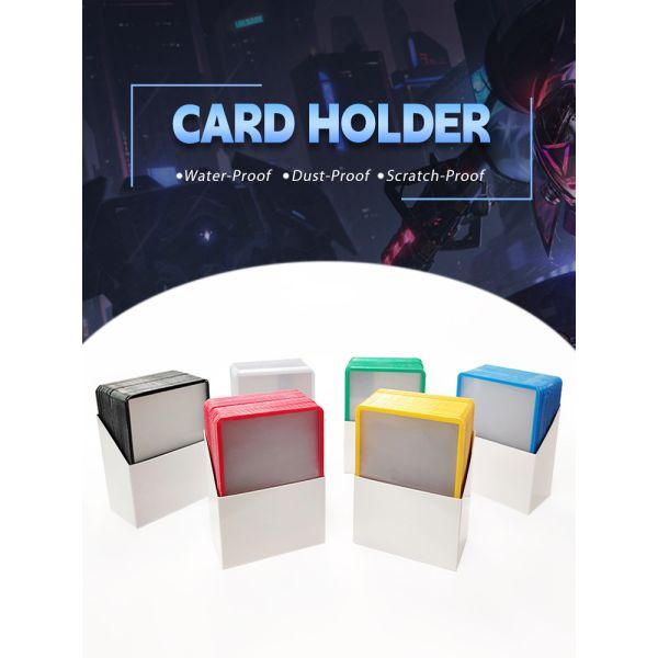 Цветная граница ПВХ верхний загрузчик 35Pt Защита спортивных карт верхние загрузчики