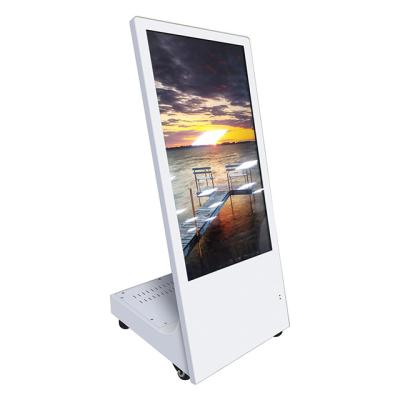 Suporte interno CCC do assoalho do quiosque do serviço do auto da tela 1.5A do Lcd com roda