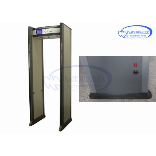 45 Zones Walk Through Metal Detector / Video Capture School Metal Detectors