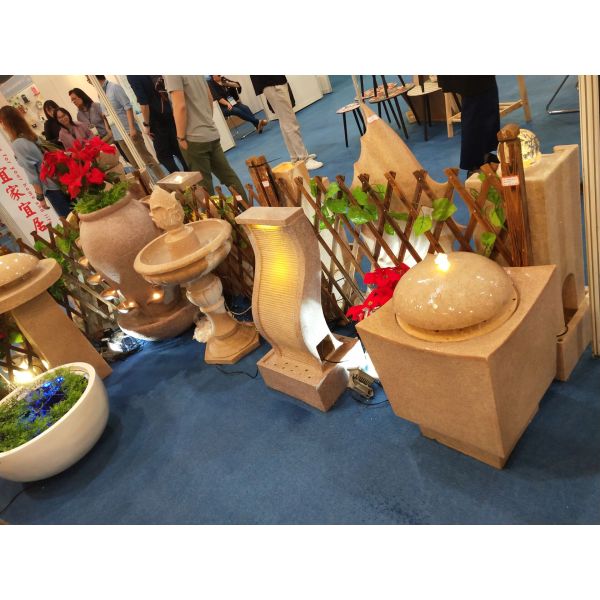 Sandstone Tiered Water Fountain