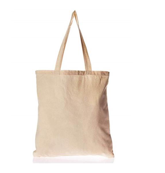 Promotional Organic Canvas Cotton Cloth Tote Bags With Custom Size