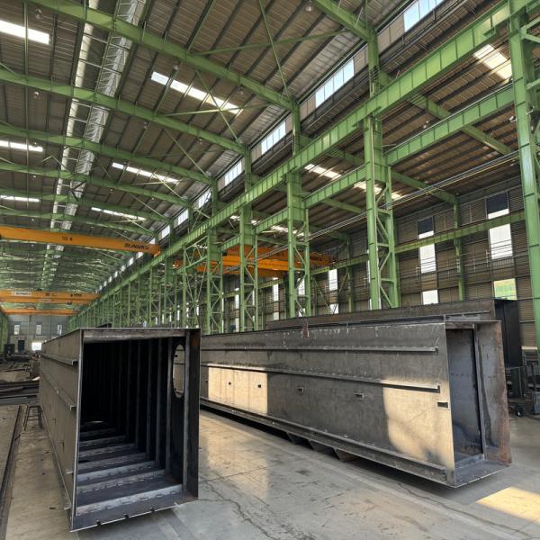 Customized Dust Collector Silos Boiler Steel Structure For Power Plant Construction