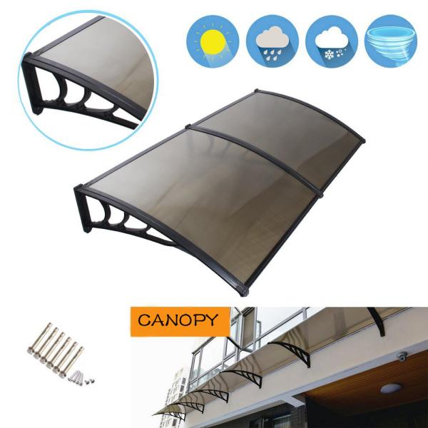 Overhead Door Window Outdoor Awning S series Door Canopy Patio Cover Modern Polycarbonate Rain Snow Protection