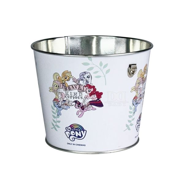 DADI 230oz 170oz 130oz 85oz 64oz 48oz Tinplate Popcorn Bucket Metal Tin Bucket Galvanized