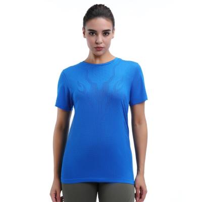 Mesh Panel Compression Top Loose Fit Quick Dry For High Intensity Workouts