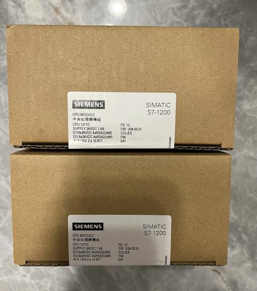 6ES7217-1AG40-0XB0 Electronic Equipment Application Scope SIMATIC S7-1200 Series PLC CPU 1217C