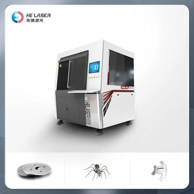 Small CNC Fiber Laser Cutter 1000W 600mm*600mm Cutting Area HES1-0606-1000W