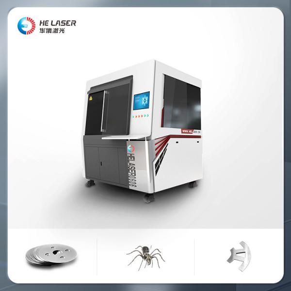 Small CNC Fiber Laser Cutter 1000W 600mm*600mm Cutting Area HES1-0606-1000W