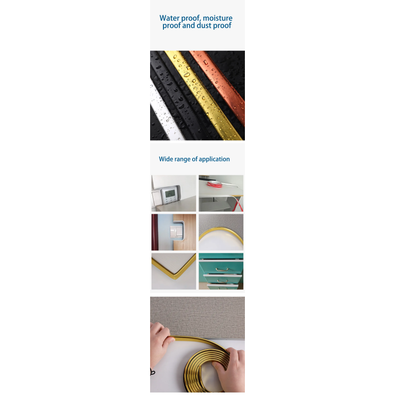 Custom Edge Banding Sizes in 226 Colors Waterproof Eco Friendly PVC Edge Banding for Furniture and Cabinets