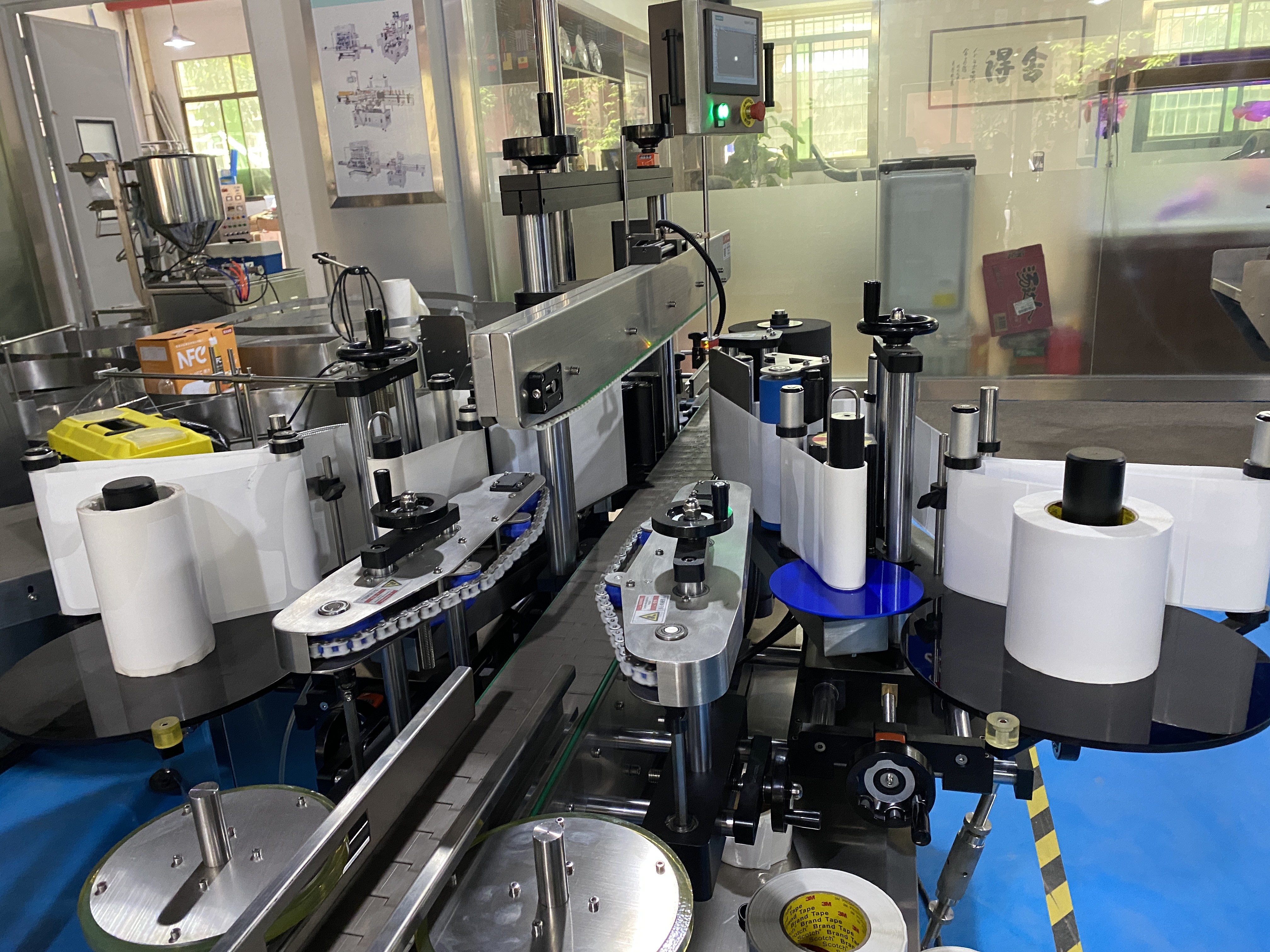 диаметр ярлыка машины для прикрепления этикеток 370mm стикера 380V 50/60HZ роторный