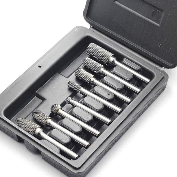 10PCS 6mm 6.35mm Shank Diameter Carbide Burrs Set for Metal Polishing Engraving Customized