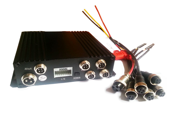 Система полной карточки передвижная DVR CH SD камеры 4 ночного видения D1 с GPS для шины/такси