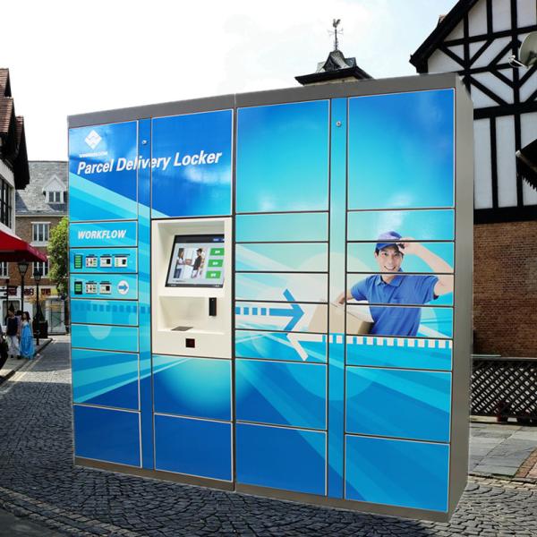 Winnsen Lockers électroniques automatisés de livraison de colis avec scanner de code QR et caméra