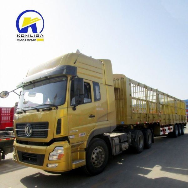 13000x2500x3900mm 2 Axles 3 Axle Top Open Box Cargo Trailer for After-sales Service
