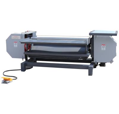 Removedor de uñas de paletas de madera Máquina de sierra de banda horizontal con mesa 1750mm En venta