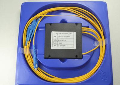 3 Way Fused Biconical Taper Splitter Customized Length Wide Operation Wavelength