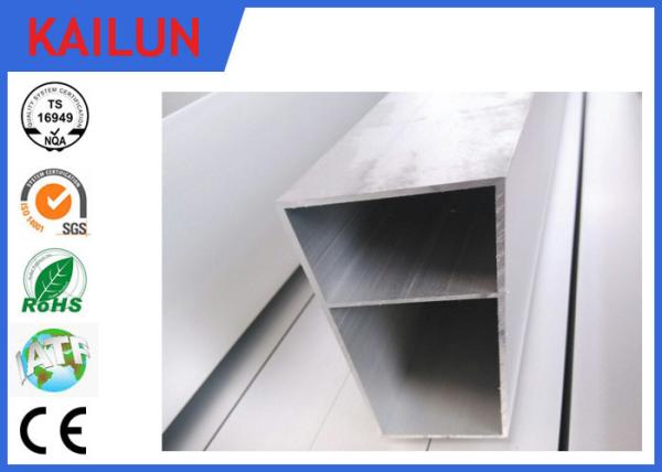 Railway Cable Channel Aluminum Extrusion Profiles Section Square Tube with Aluminum Alloy 6063 T5