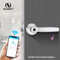 Fechadura da porta elétrica do punho do semicondutor de Bluetooth Wifi para o quarto