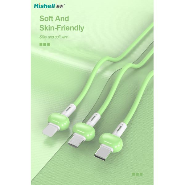 Кабель данным по мобильного телефона Multiscene Stainproof, шнуры длины 1.2M поручая для телефонов