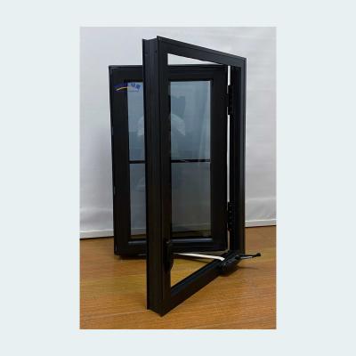 Drain Hole Aluminum Glass Windows Water Prevention Aluminum Storm Windows Surface Mounting