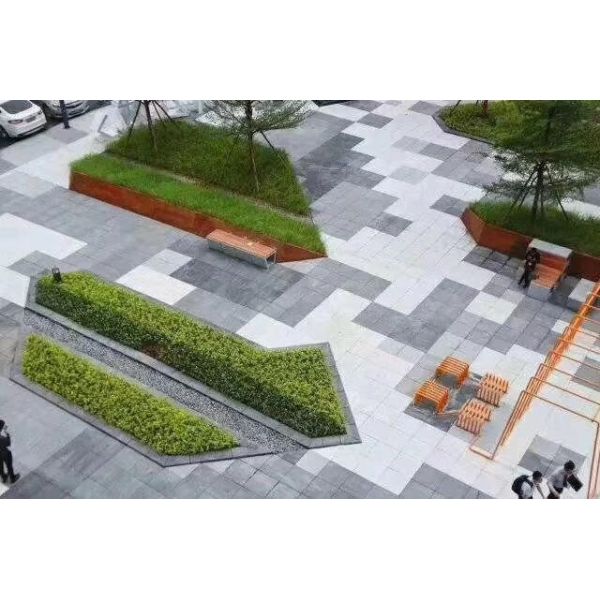 G603 G602 White Stone Paving Tiles For Outdoor Interior Floor 300*300 600*60mm