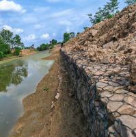 Cajillas de pared de gabión tejido duradero Contenedores de piedra de malla hexagonal con precios competitivos
