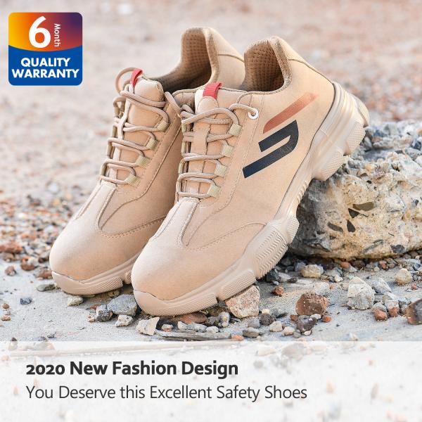 Cow Suede Leather Safety Shoes Work Boots Men Euro 36-47 Puncture Proof Work Boots