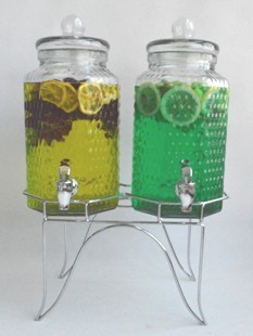 glass juice / beverage dispensers