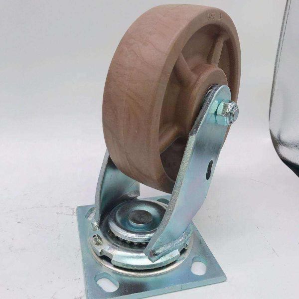 6 Inch 150 mm High-Temperature Nylon Heavy-Duty Universal Caster Wheel 300kg Load Rating
