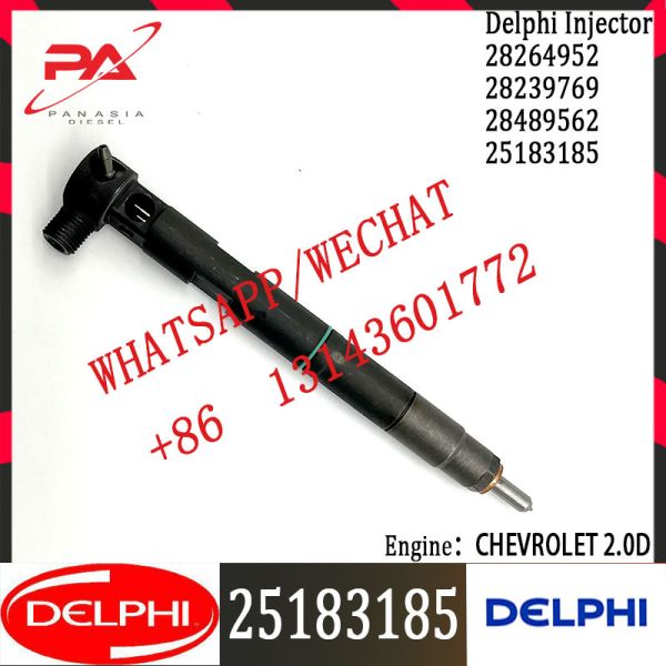 Инжектор дизельного топлива 28264952 коллектора системы впрыска топлива 25183185 ДЭЛФИ 28239769 28489562 для ШЕВРОЛЕ