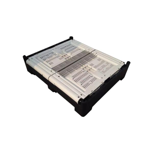 Best Selling Collapsible plastic storage container box 1210H810 foldable pallet box for industrial use