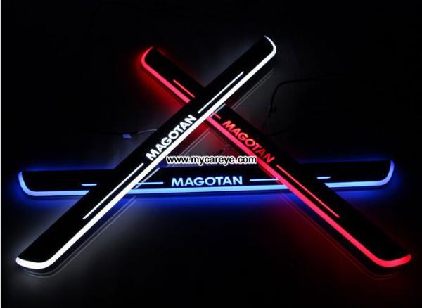 LED door scuff plate lights for Volkswagen VW Magotan door sill plate light sale