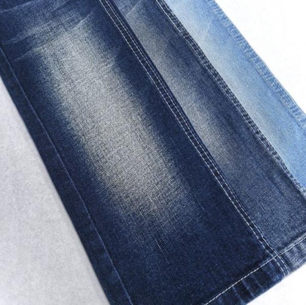10 Oz Heavyweight Twill Slub Elastic Dark Blue Denim For Waist Jeans Yarn Count 10  Durable JSD3013