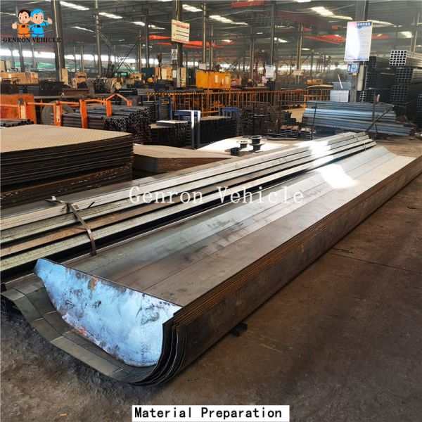 подвес бортового Tipper 50T Semi трейлера 3 цапфы трейлера Semi механический