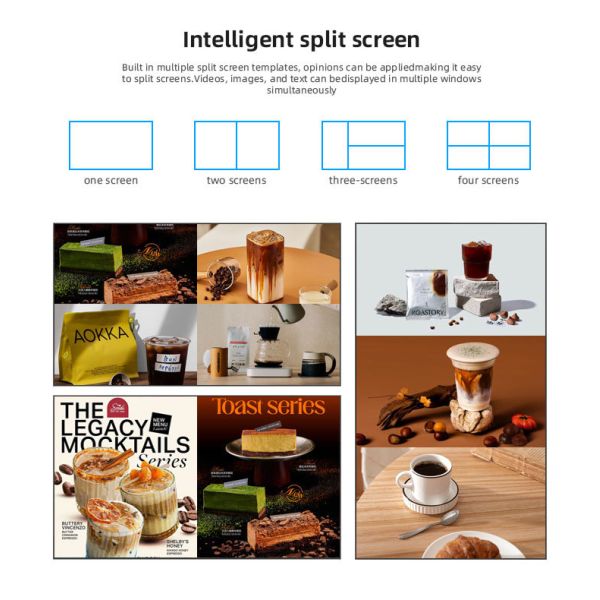 1000cd/m2 High Brightness LCD Window Displays Digital Signage