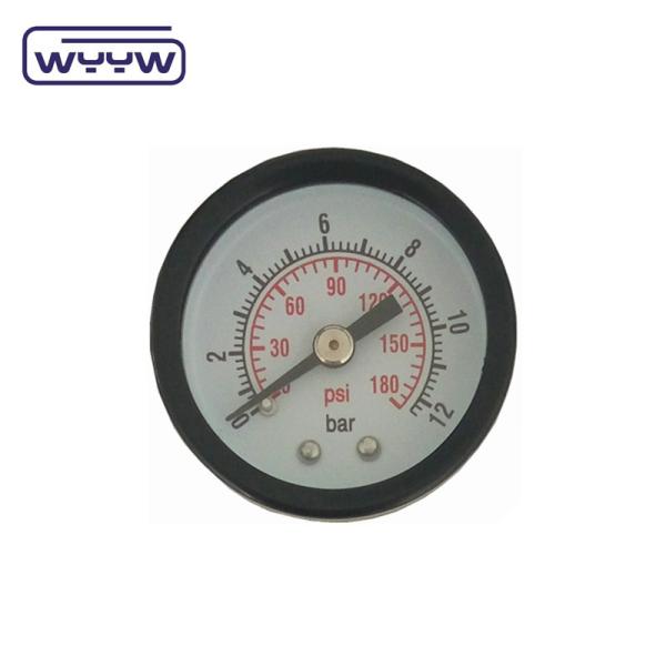 common Y-40Z0-10BAR PSI 40mm 1.5 axial black steel portable pressure gauge