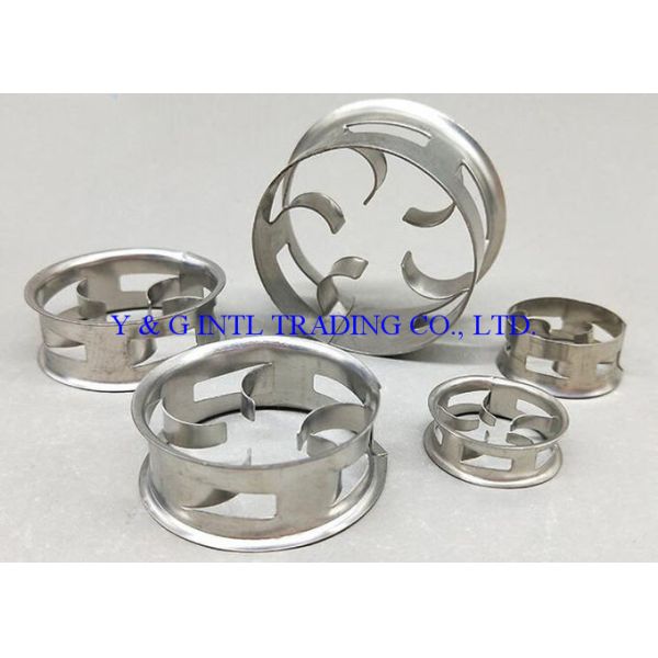 Lower Pressure Raschig Super Ring , Metal Tower Packing For Common Decompression