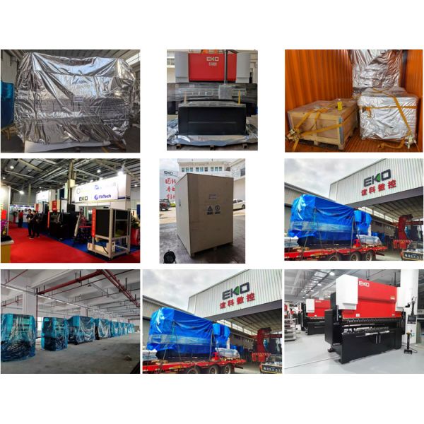 Freno de prensa hidráulica Freno de prensa resistente con sistema DA53T STEP 50T 1500 Freno de prensa EHC5015