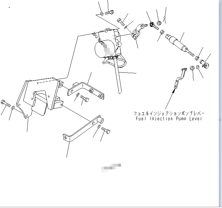 Мотор 7834-41-2000 7834-41-2002 мотора дросселя запасных частей экскаватора Пк-7 Степпер