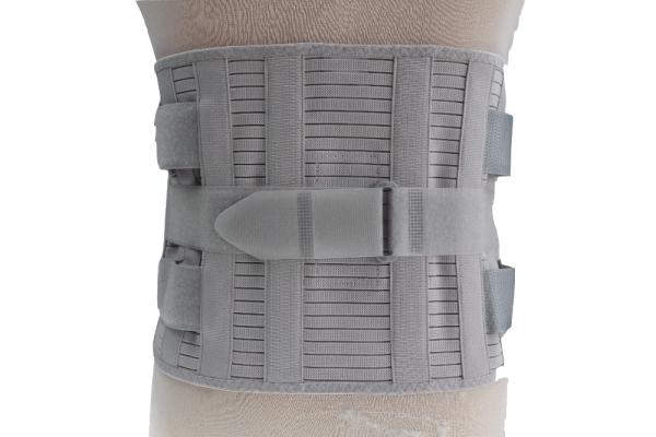 Reinforced Elastic Lumbar Back Spine Brace With Posterior Steel Stays