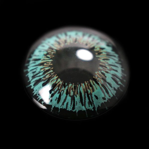 Удобный многоразовый зеленый цвет радужки контактирует покрашенные объективы с силой