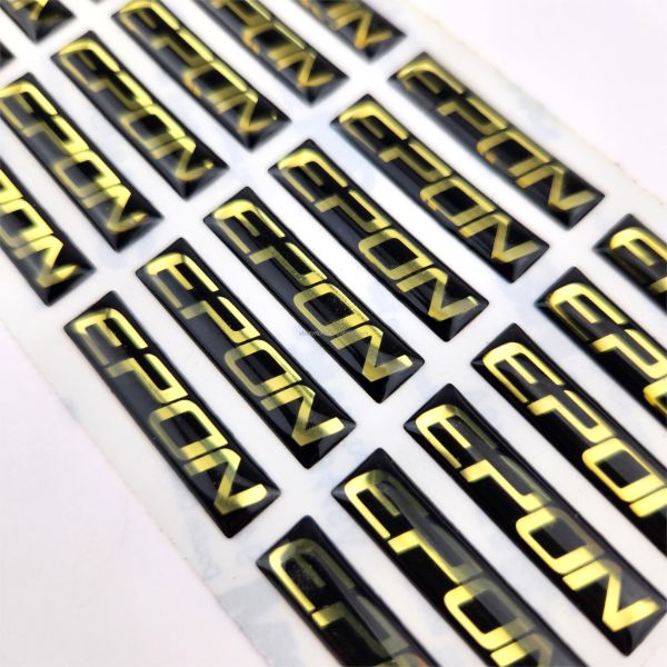 Logotipos de la marca Adhesivos de cúpula de epoxi 3M Impresión de adhesivos de plástico