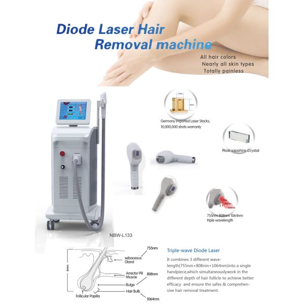 2019 hot sale laser cosmetic devices diode laser 755 808 1064 soprano ice platinum