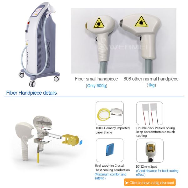 German Pump Diode Laser 808 Hair Removal 808nm Beauty Equipment Machine