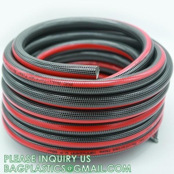 PVC All Weather Garden Hose 50m 3/4'' 4 Layers PVC Heavy Duty Garden Hose Flexible High Pressure Water Hose