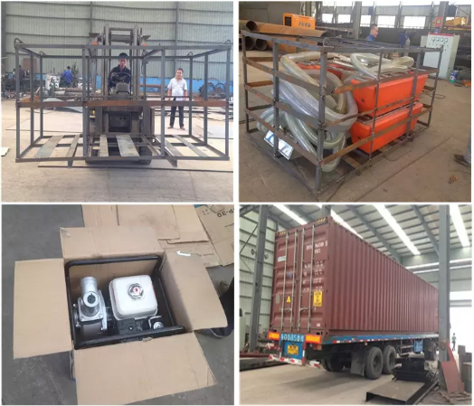 Mini Gold Dredger 8HP Power 3600r/m Rotate Speed for Gold Mining