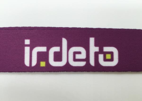 Custom sublimated  polyester lanyards with different letters with lobster clips