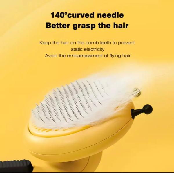 Wholesale High Quality Honey Bee Pet Grooming Brush Cat Hair Cleaning Comb For Pet Dog Cat Grooming