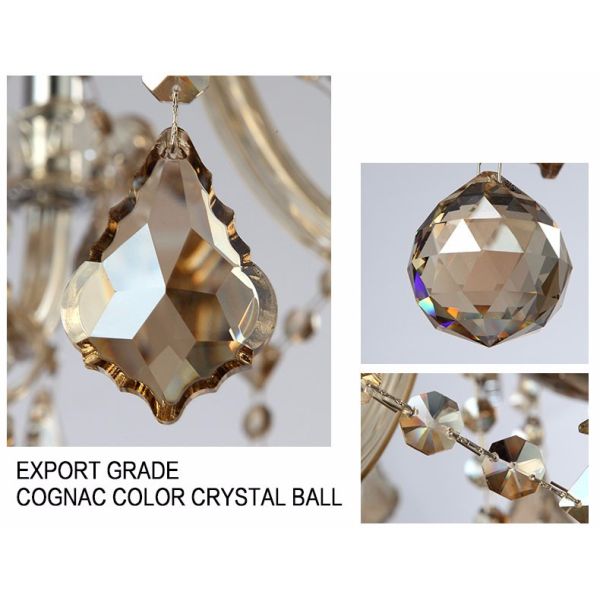 Twig Chandelier with K9 crystal for Living room Bedroom Decoration (WH-CY-03)
