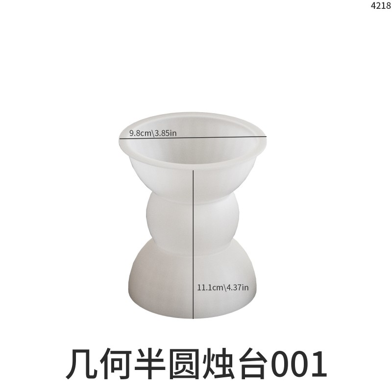European style minimalist ins style aromatherapy candle cup silicone mold DIY drip resin gypsum storage jar candle holder ornament